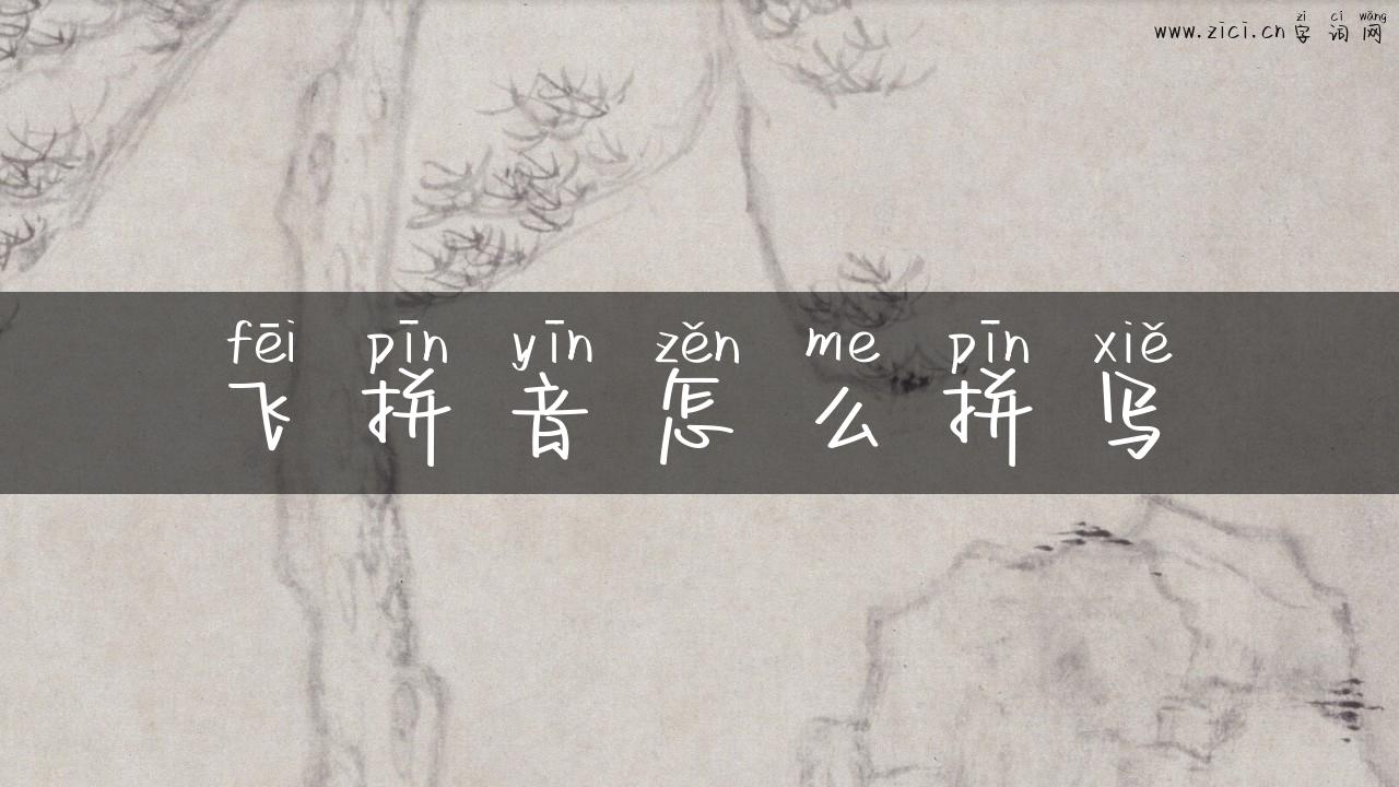 飞拼音怎么拼写