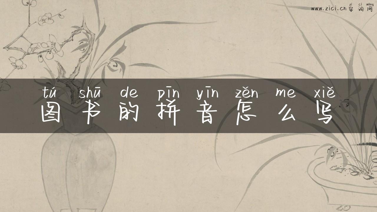 图书的拼音怎么写