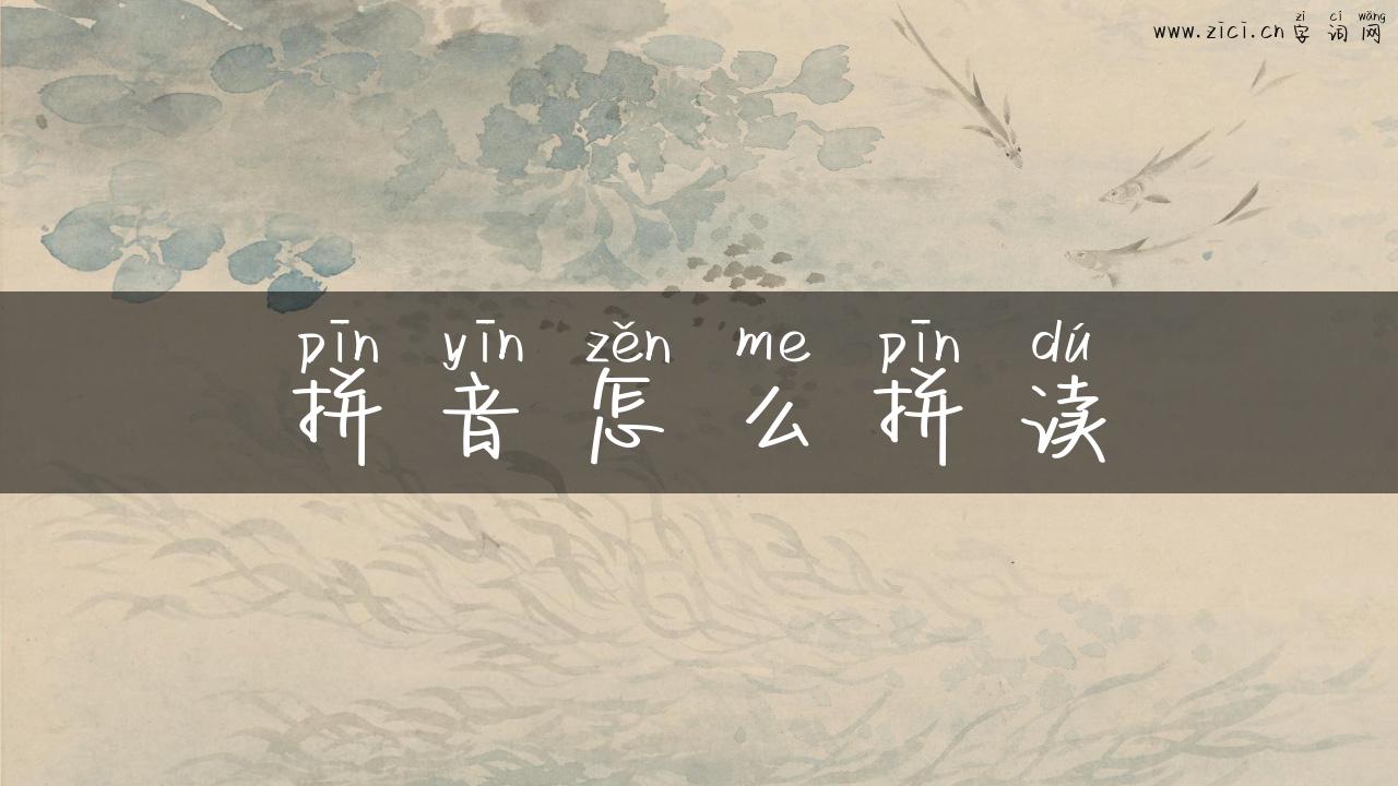 拼音怎么拼读