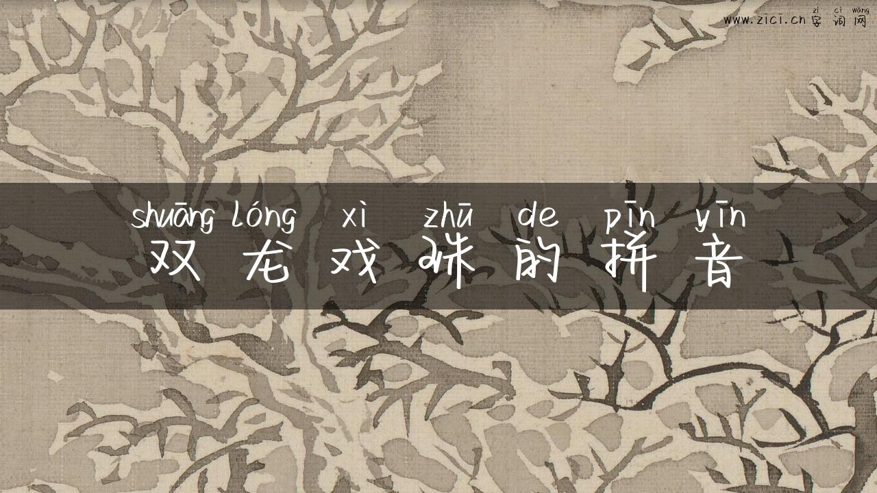 双龙戏珠的拼音