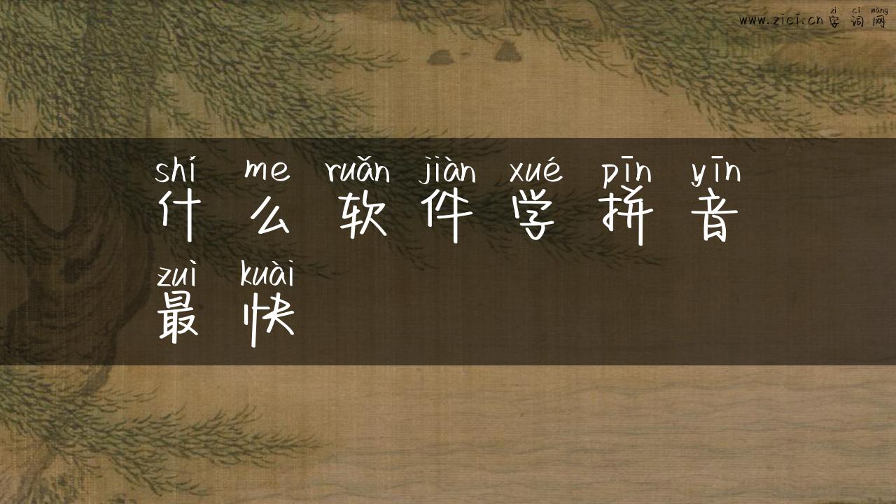 什么软件学拼音最快