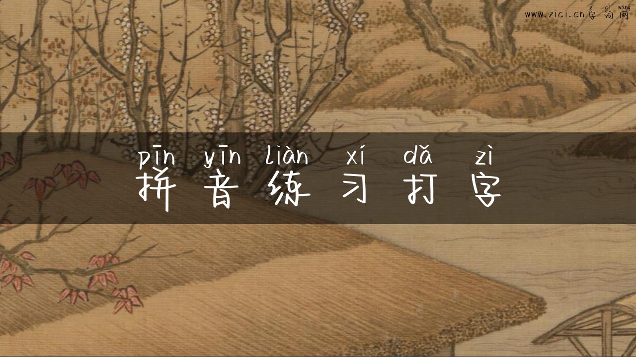 拼音练习打字