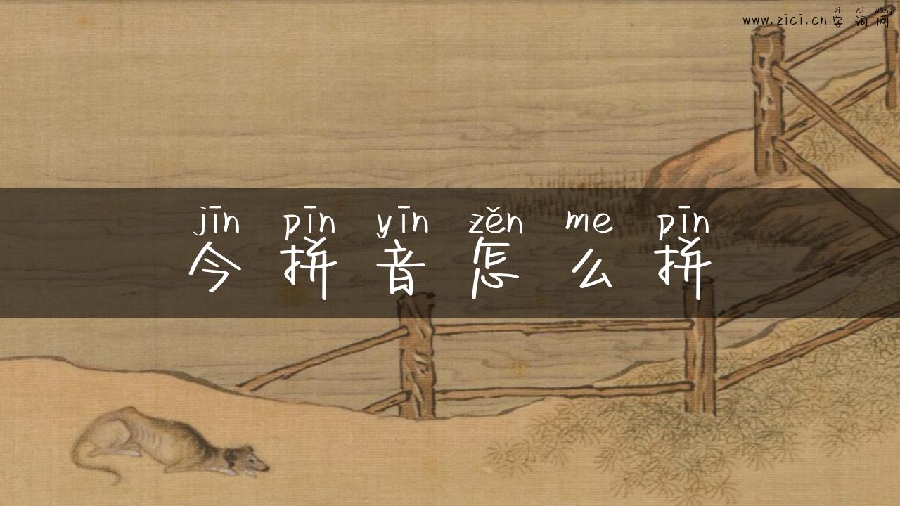 今拼音怎么拼