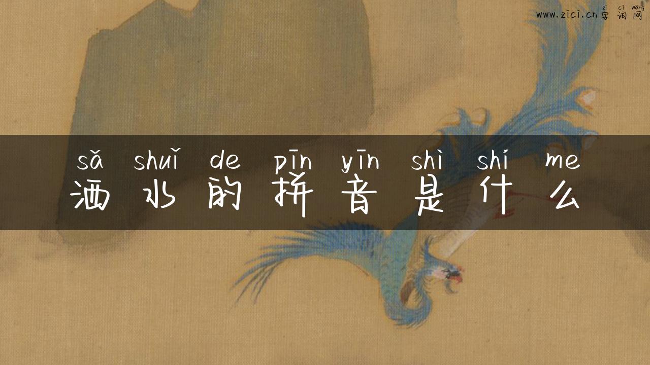 洒水的拼音是什么