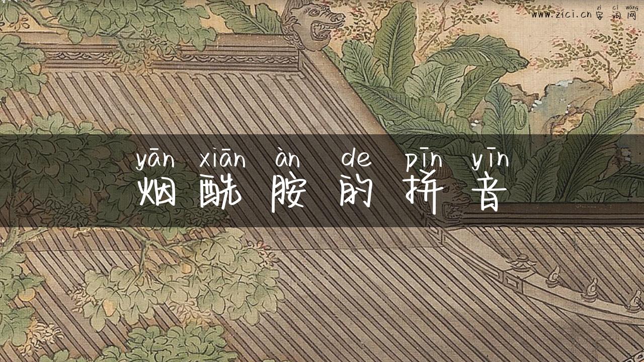 烟酰胺的拼音