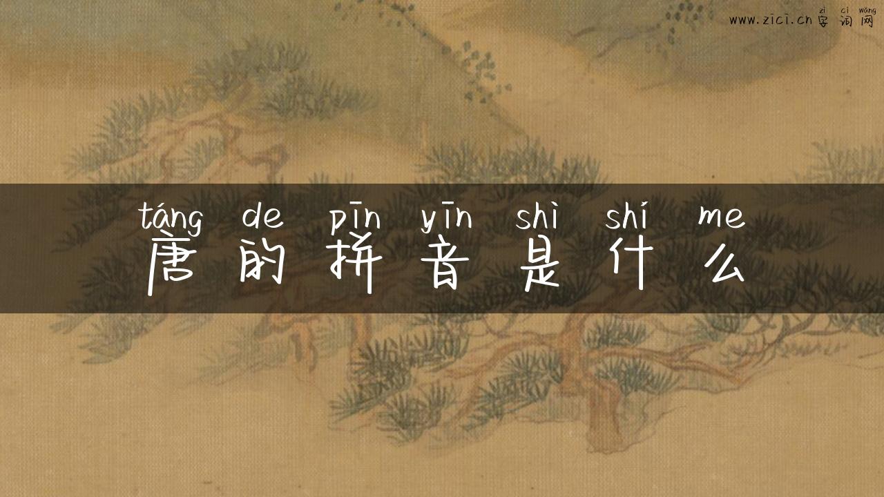 唐的拼音是什么