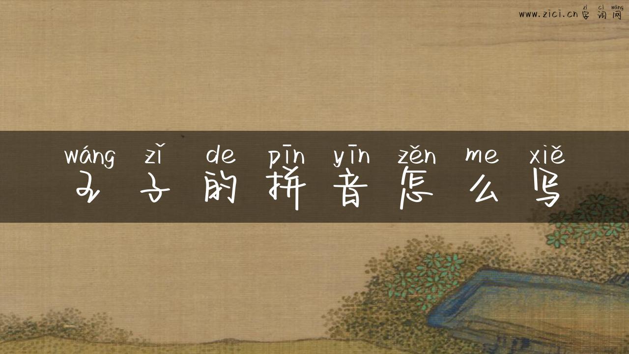 王子的拼音怎么写