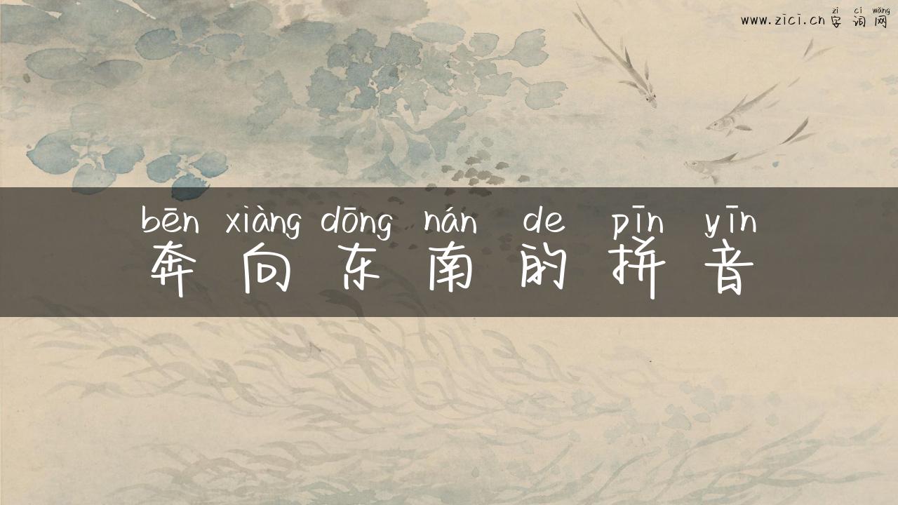 奔向东南的拼音