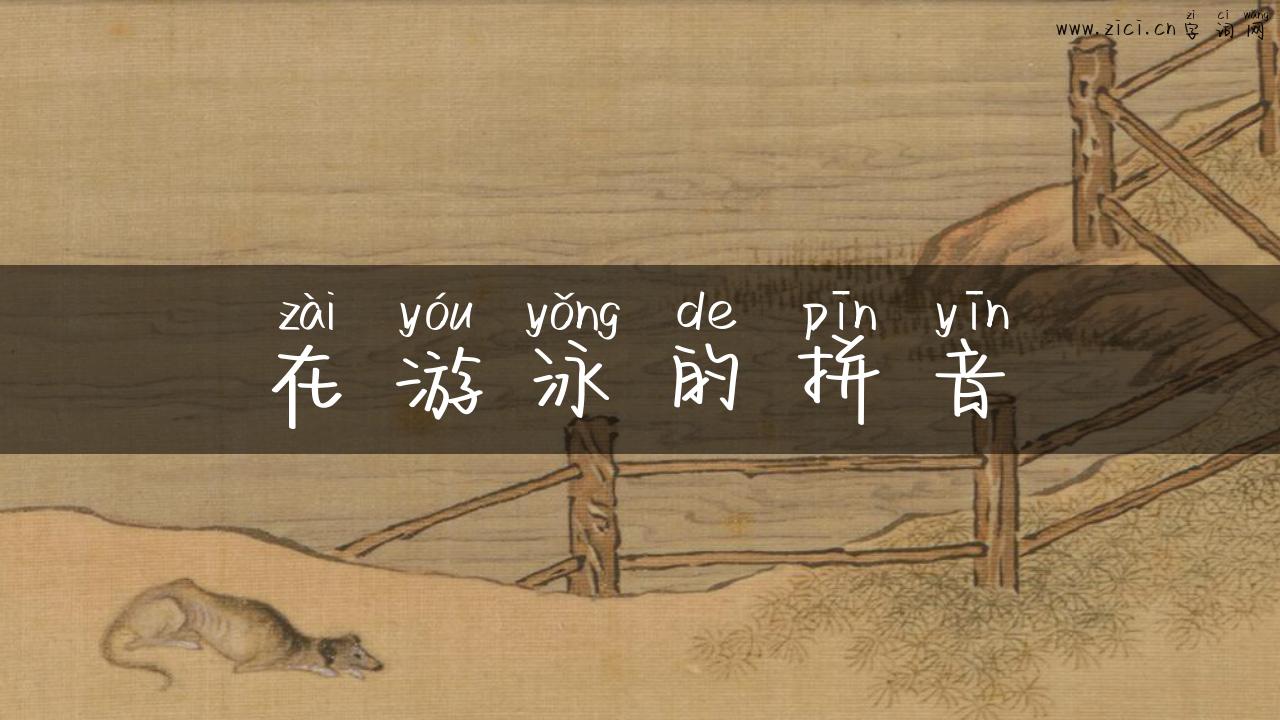 在游泳的拼音