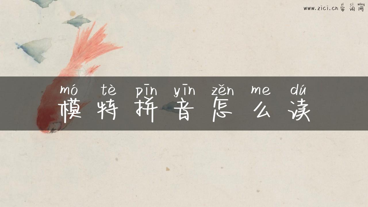 模特拼音怎么读