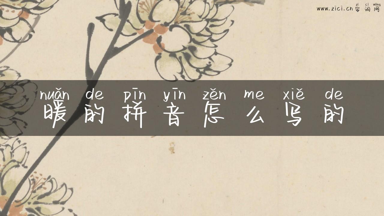 暖的拼音怎么写的