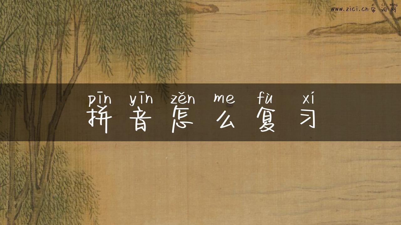拼音怎么复习