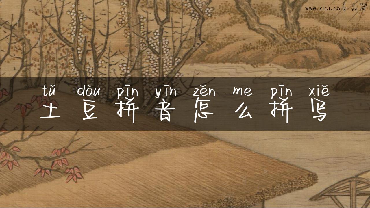土豆拼音怎么拼写