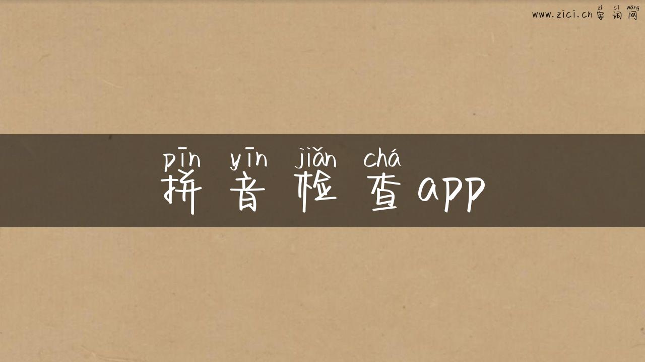 拼音检查app