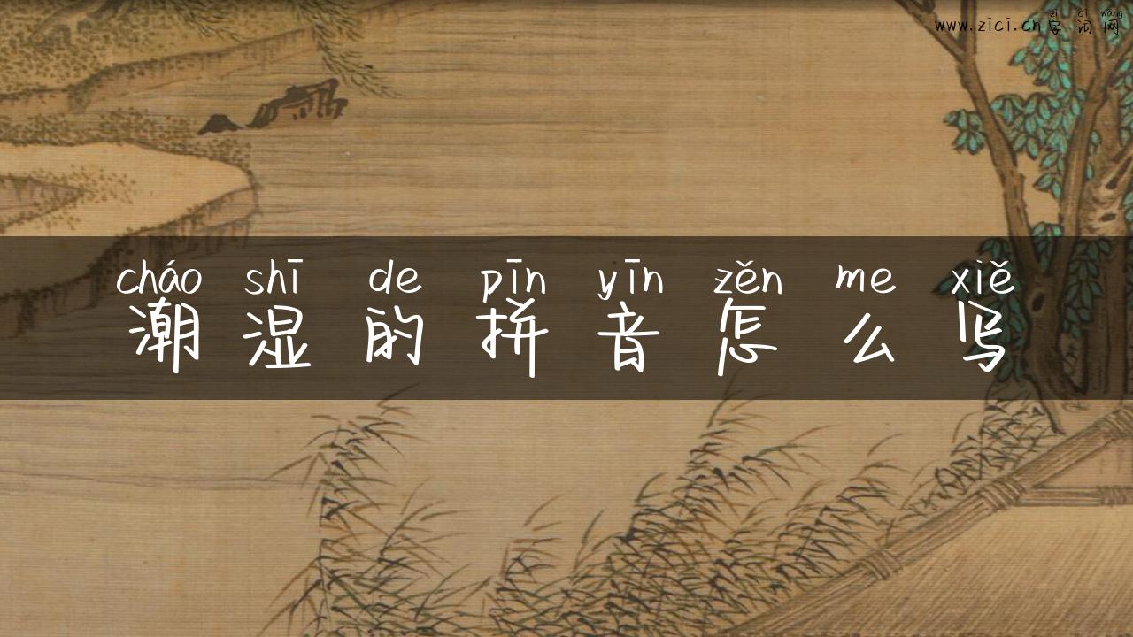潮湿的拼音怎么写