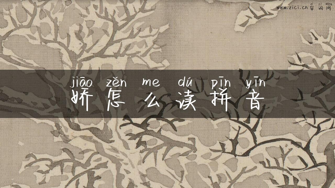 娇怎么读拼音