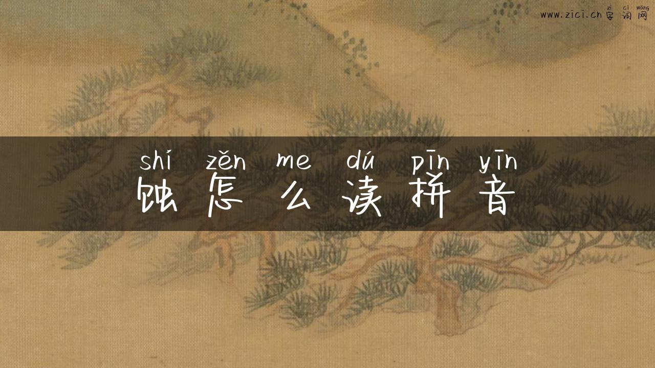 蚀怎么读拼音