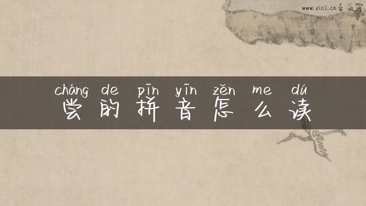 尝的拼音怎么读