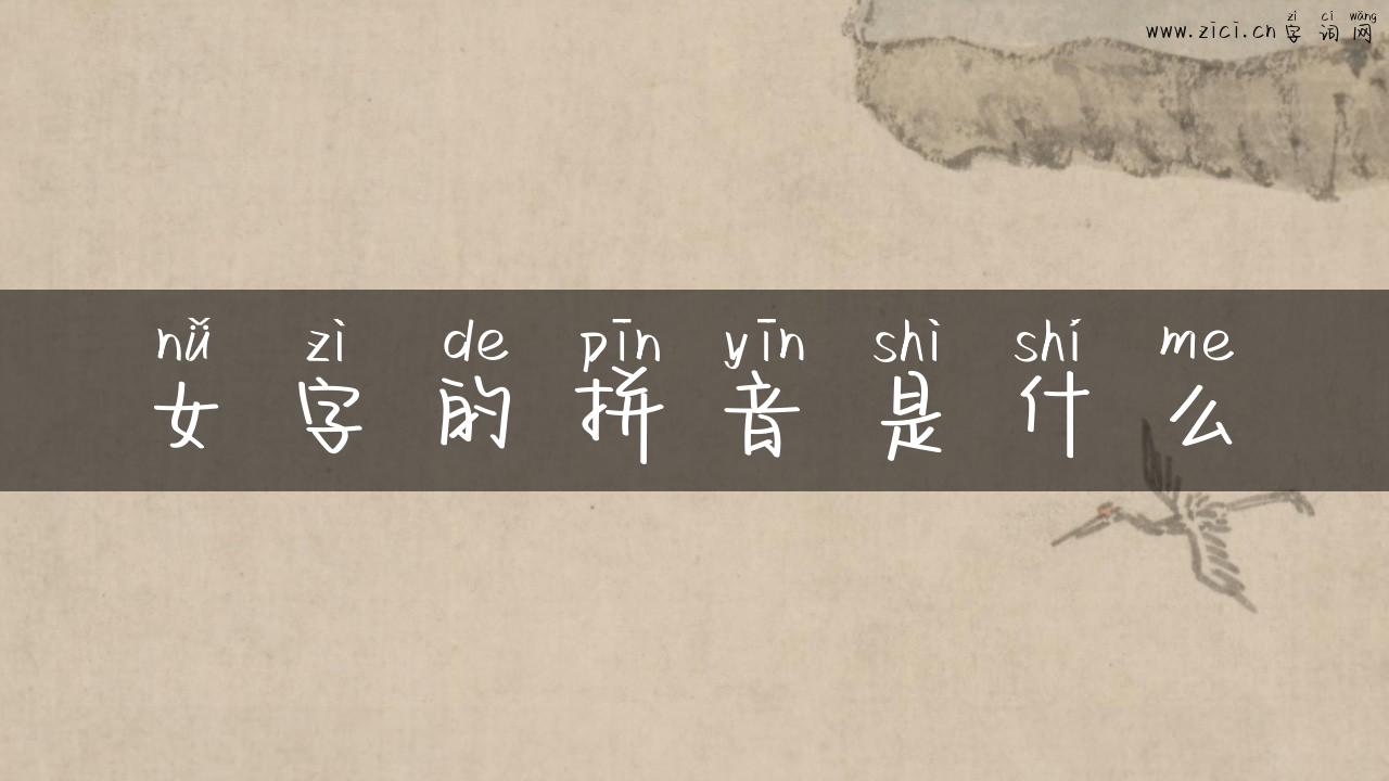 女字的拼音是什么