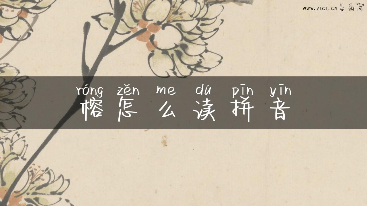 榕怎么读拼音
