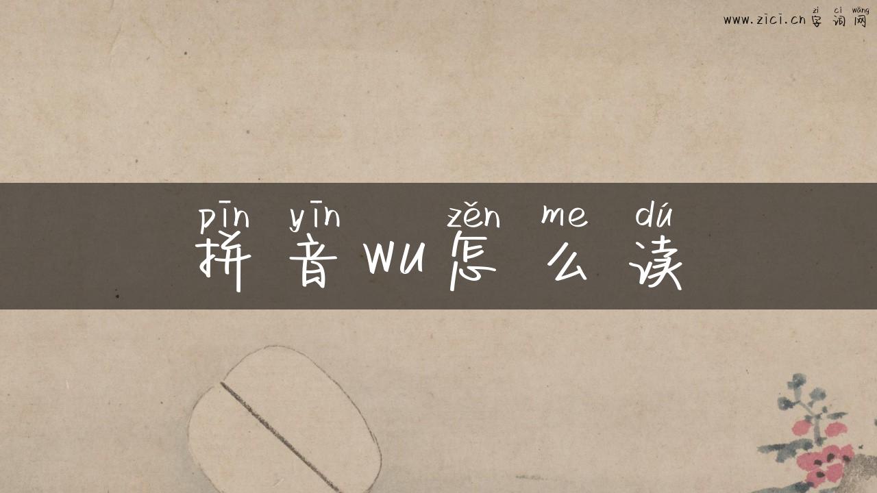 拼音wu怎么读