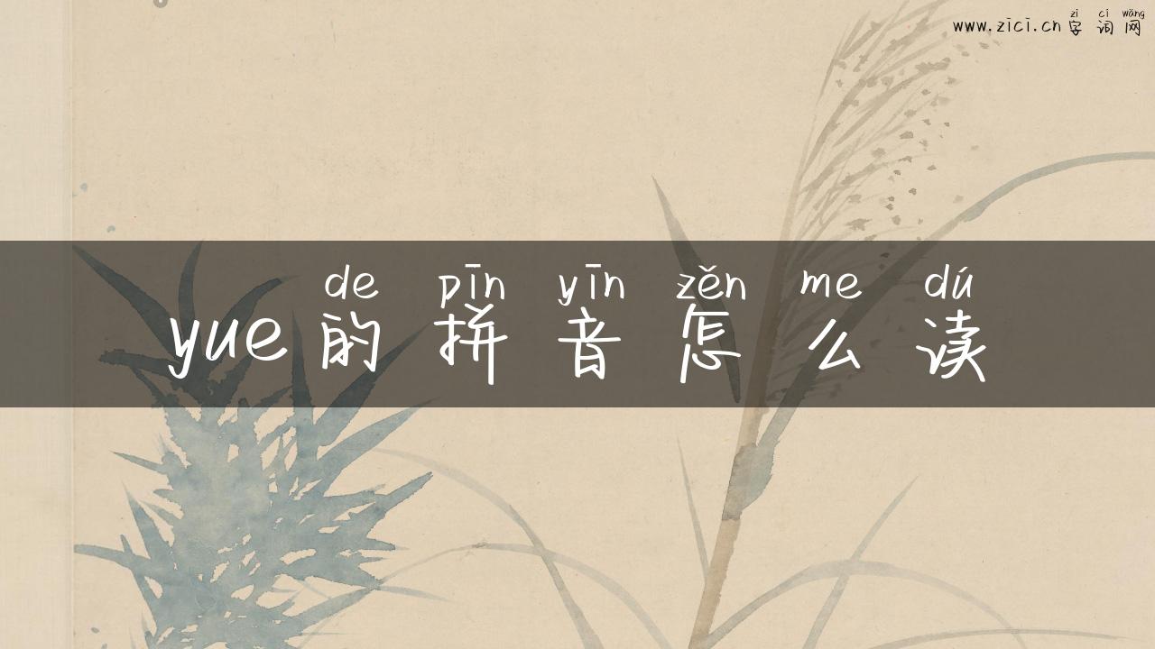 yue的拼音怎么读