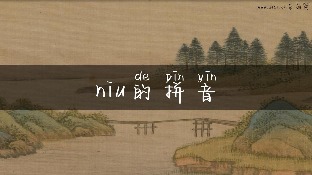 niu的拼音