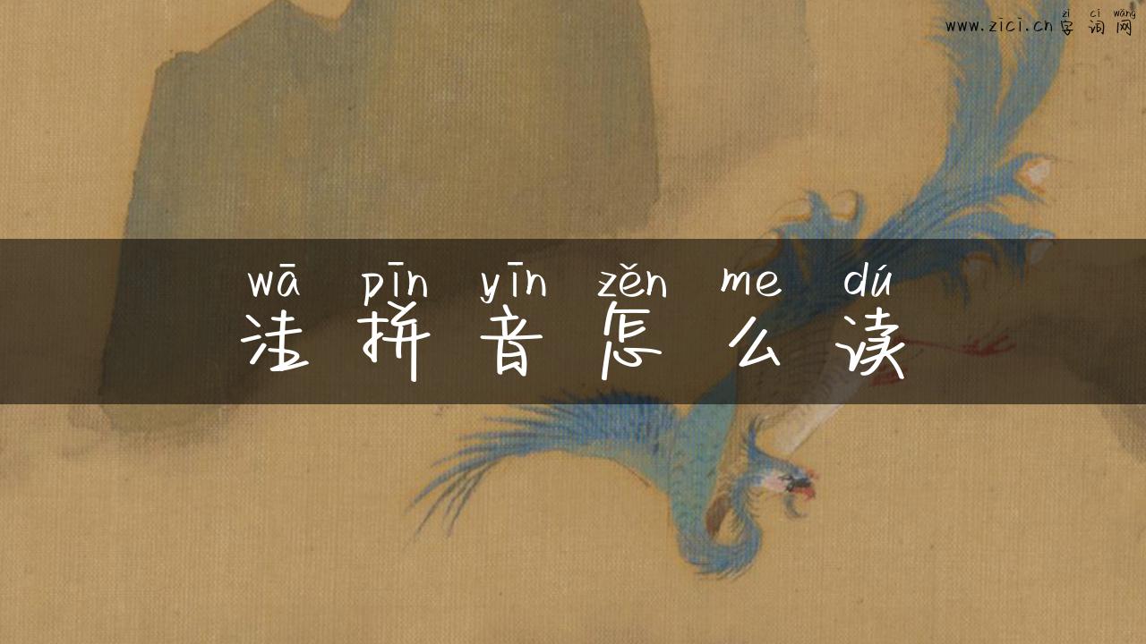 洼拼音怎么读
