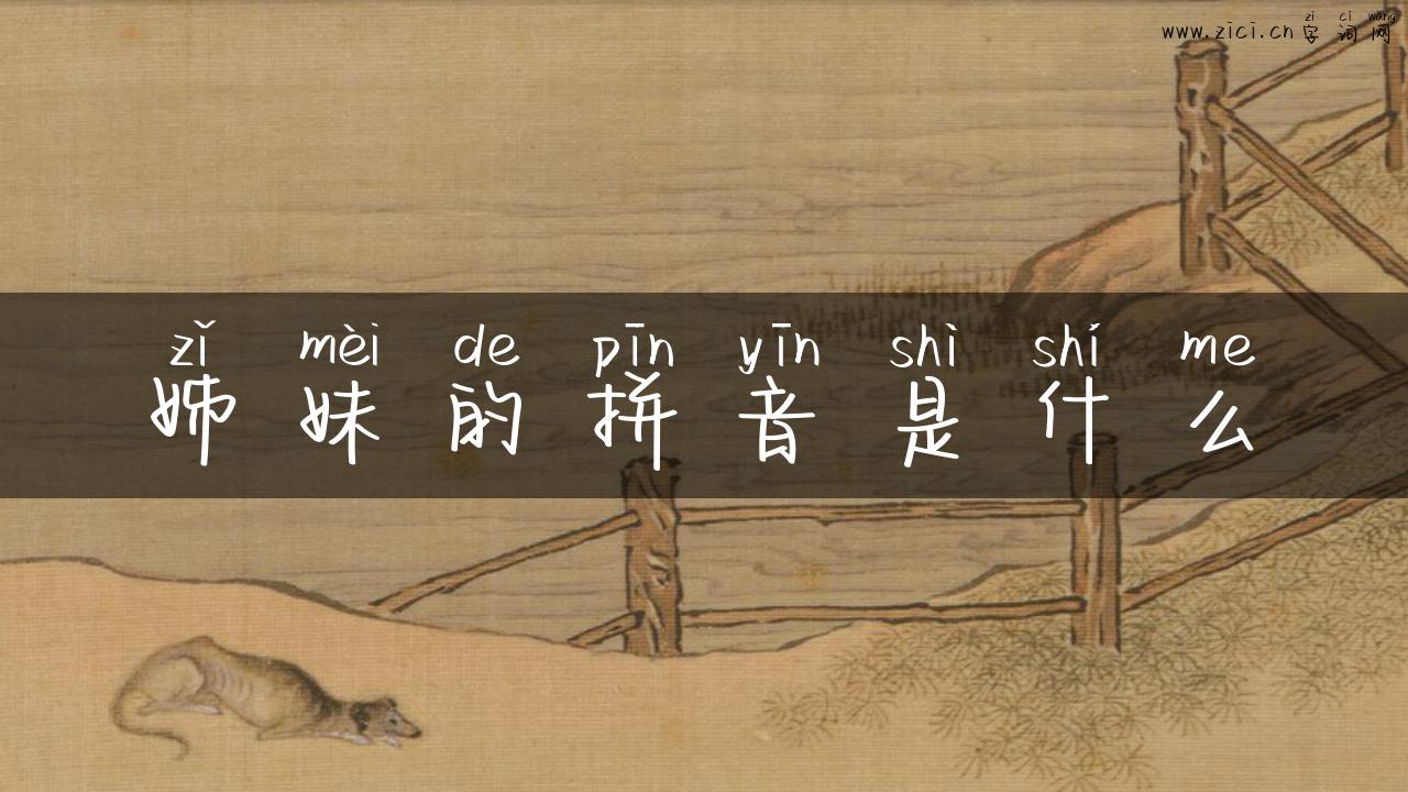 姊妹的拼音是什么