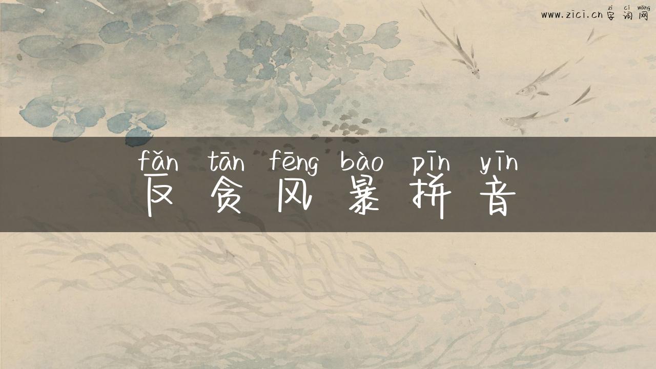 反贪风暴拼音