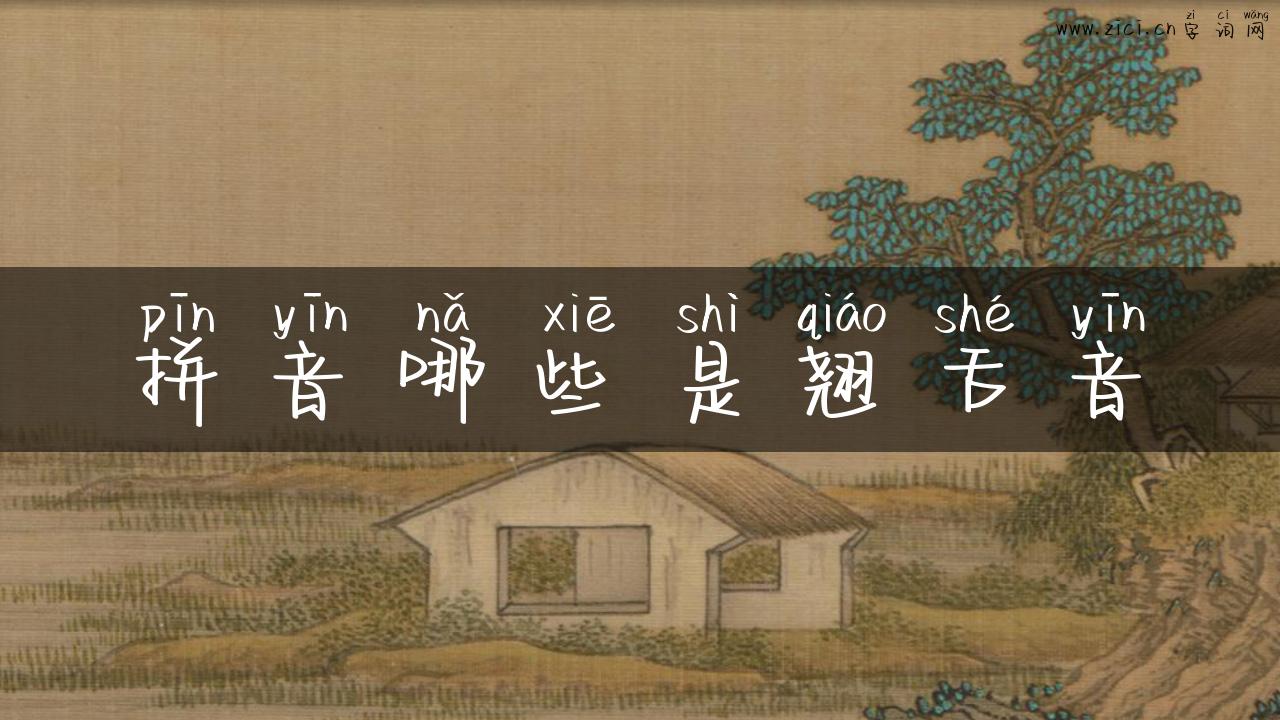 拼音哪些是翘舌音