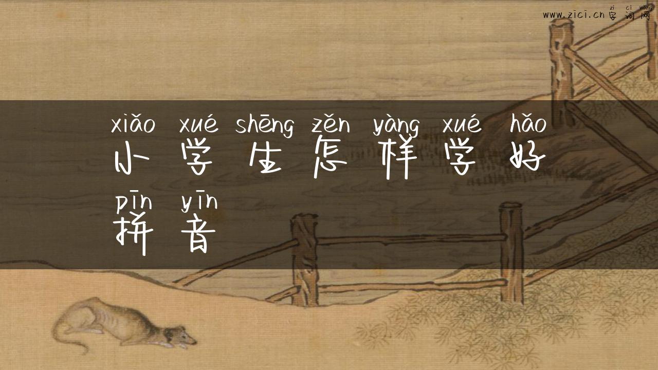小学生怎样学好拼音