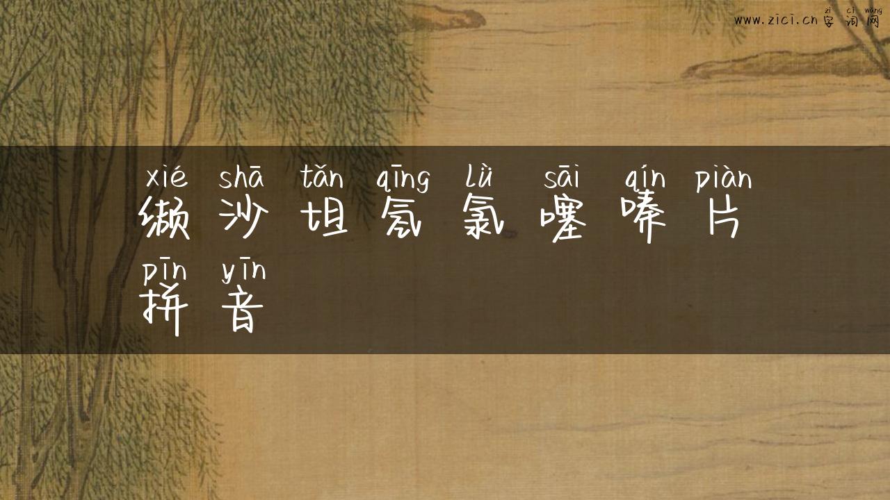 缬沙坦氢氯噻嗪片拼音