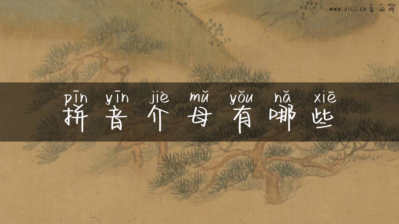 拼音介母有哪些