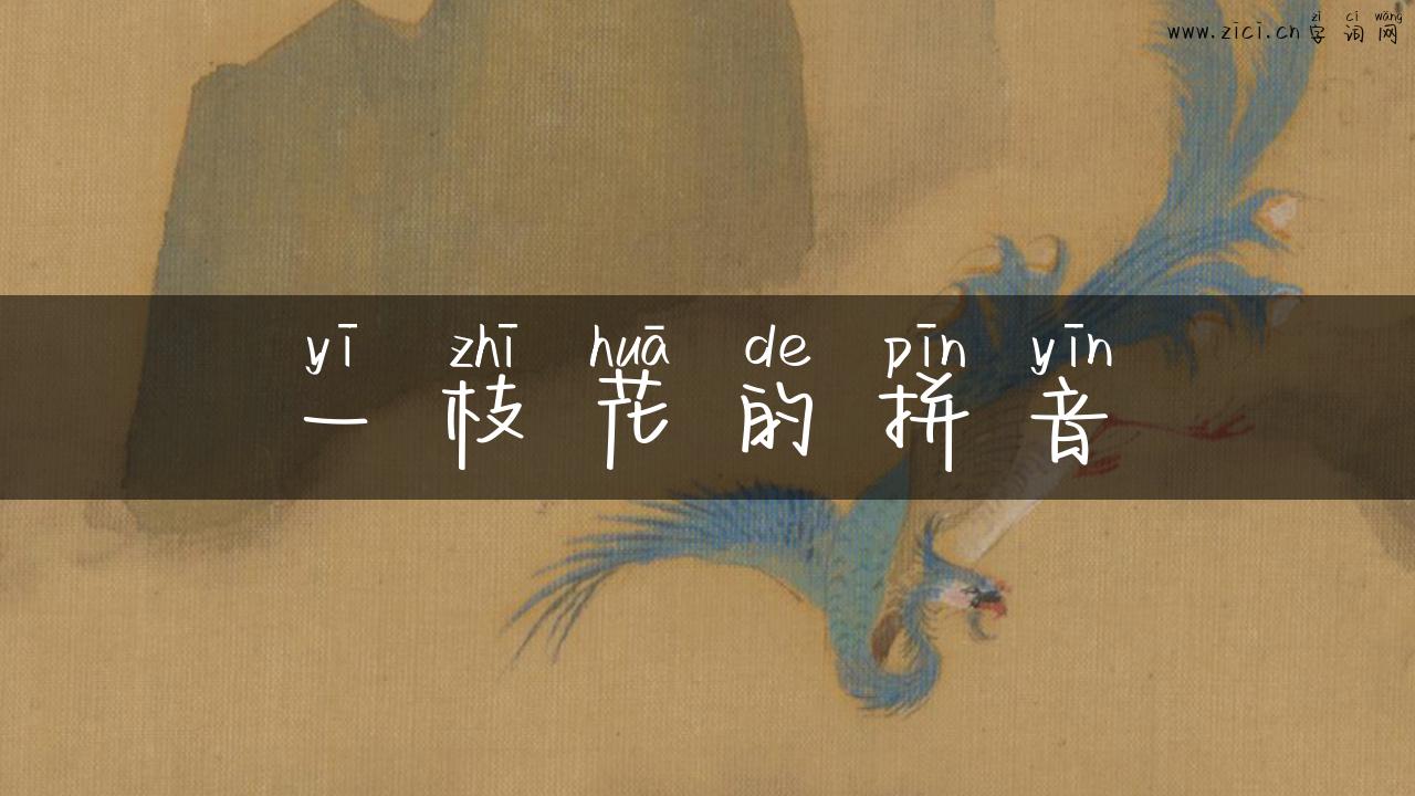 一枝花的拼音