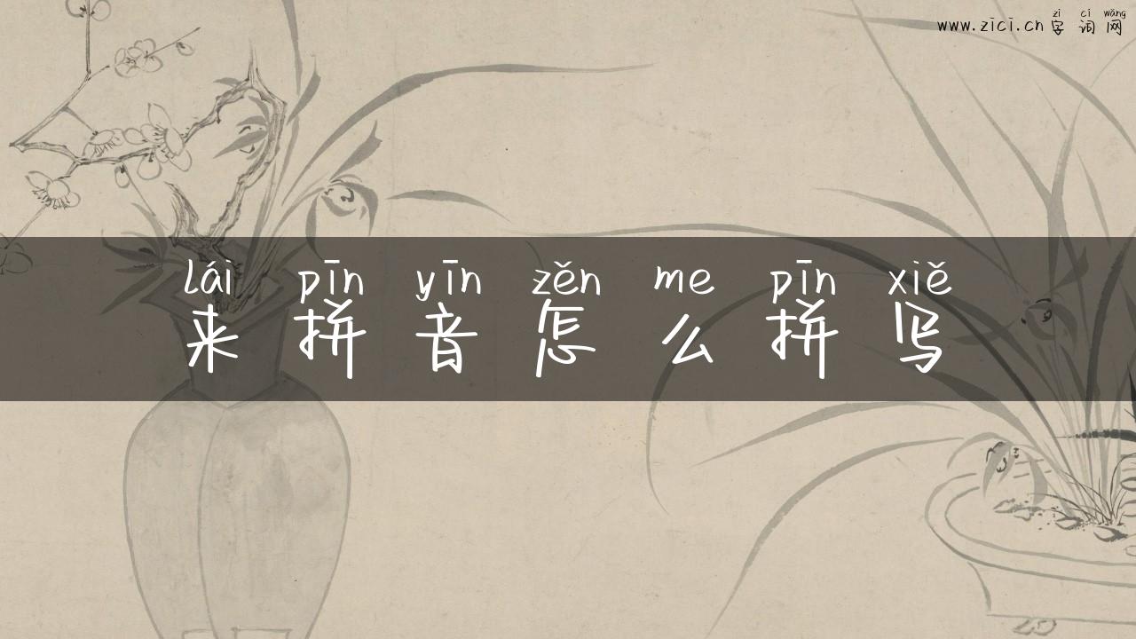 来拼音怎么拼写