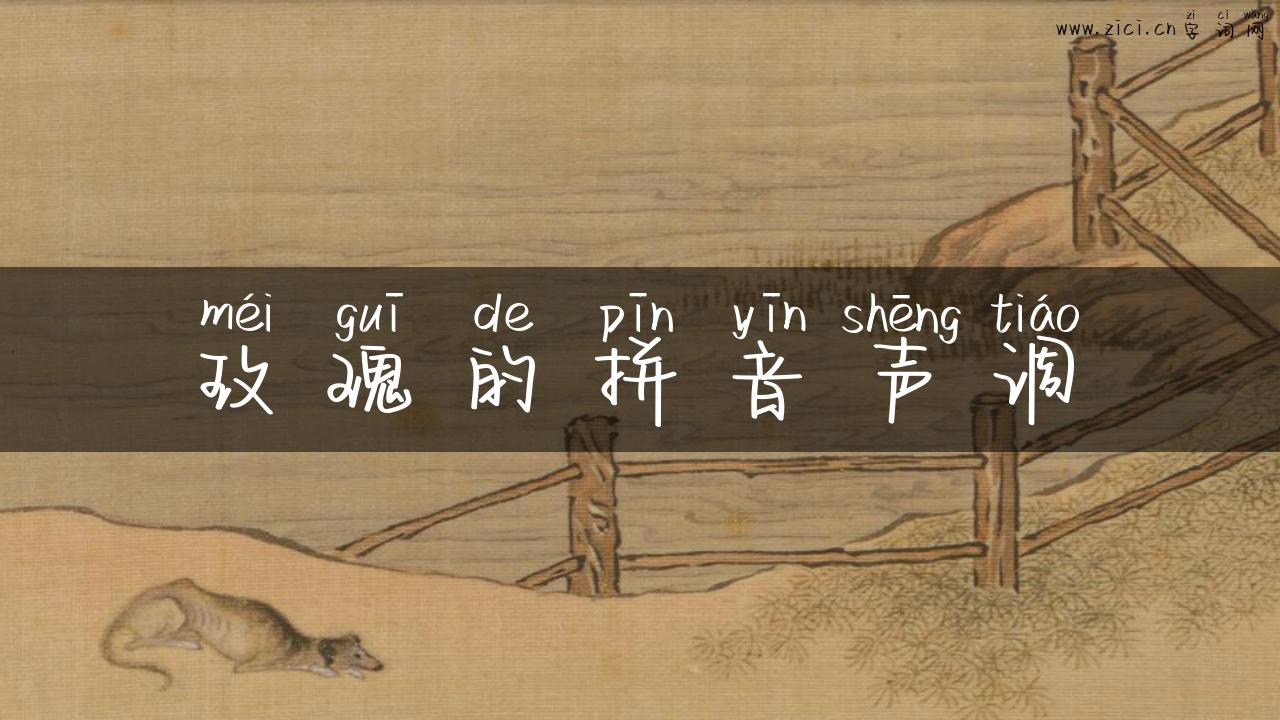 玫瑰的拼音声调