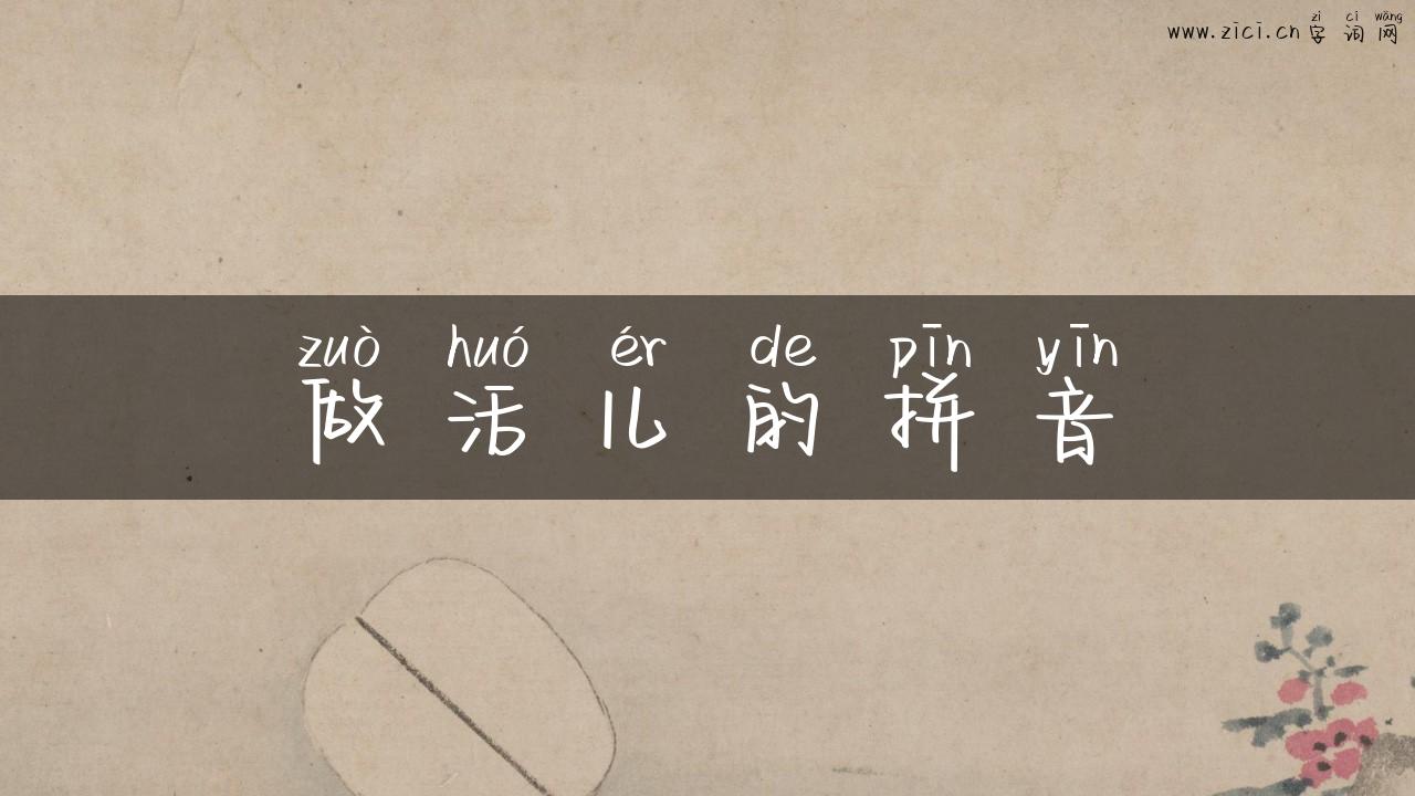 做活儿的拼音