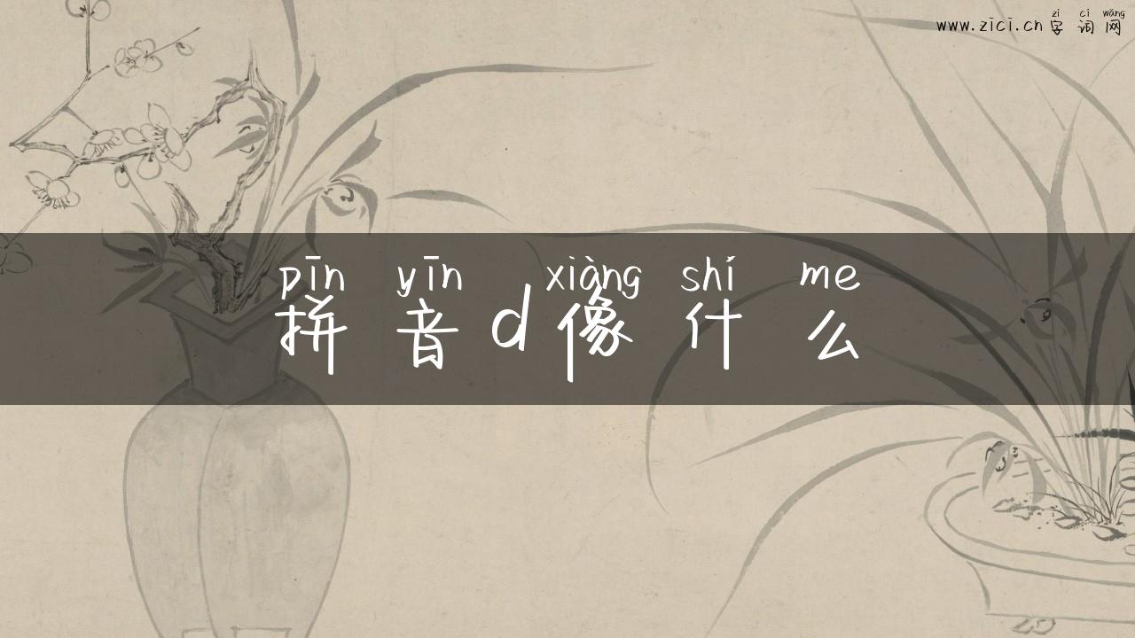 拼音d像什么