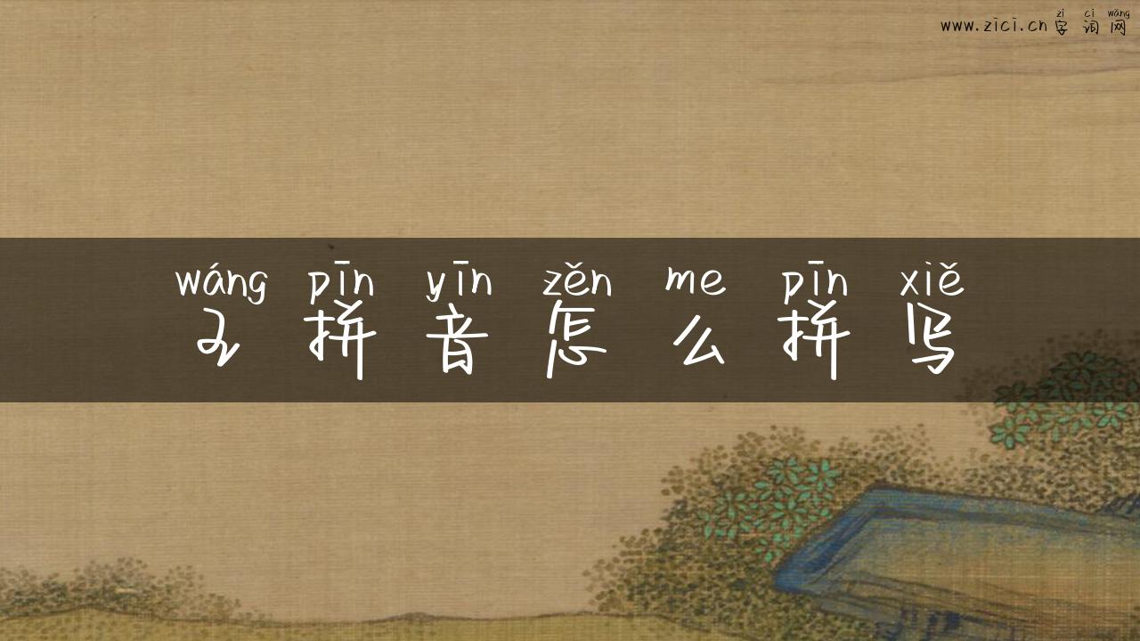 王拼音怎么拼写