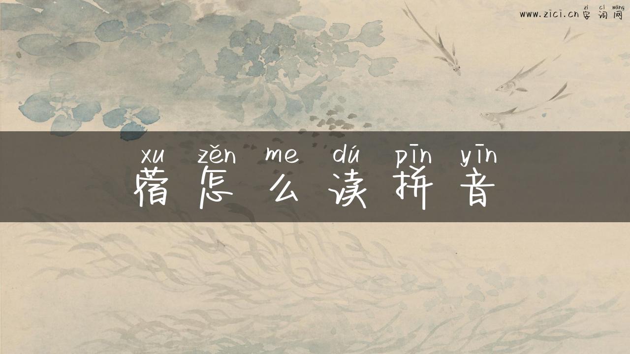 蓿怎么读拼音