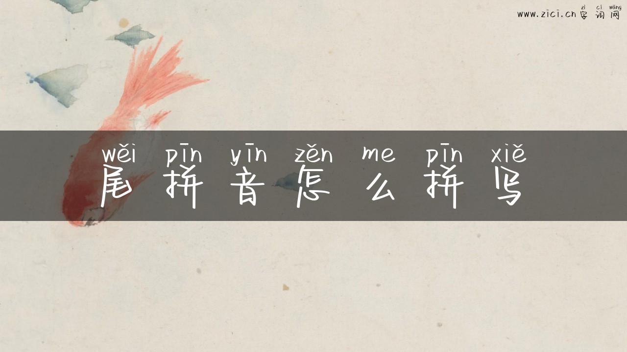 尾拼音怎么拼写