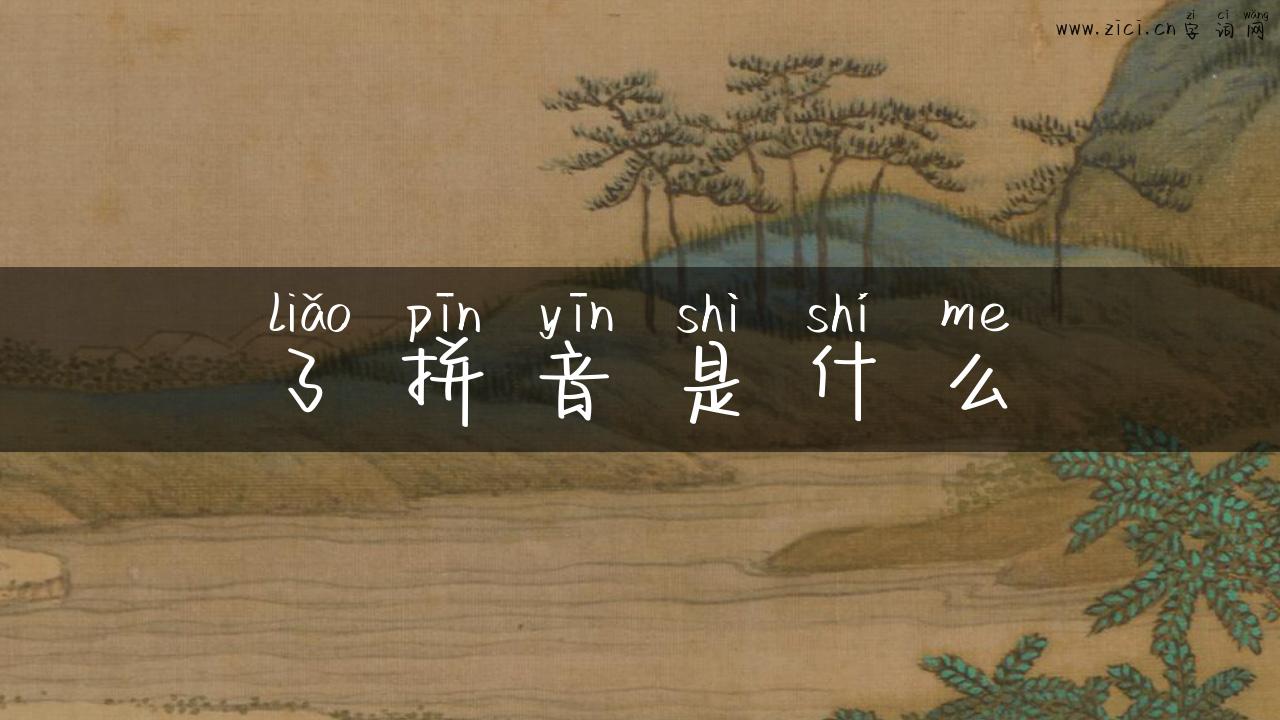 了拼音是什么