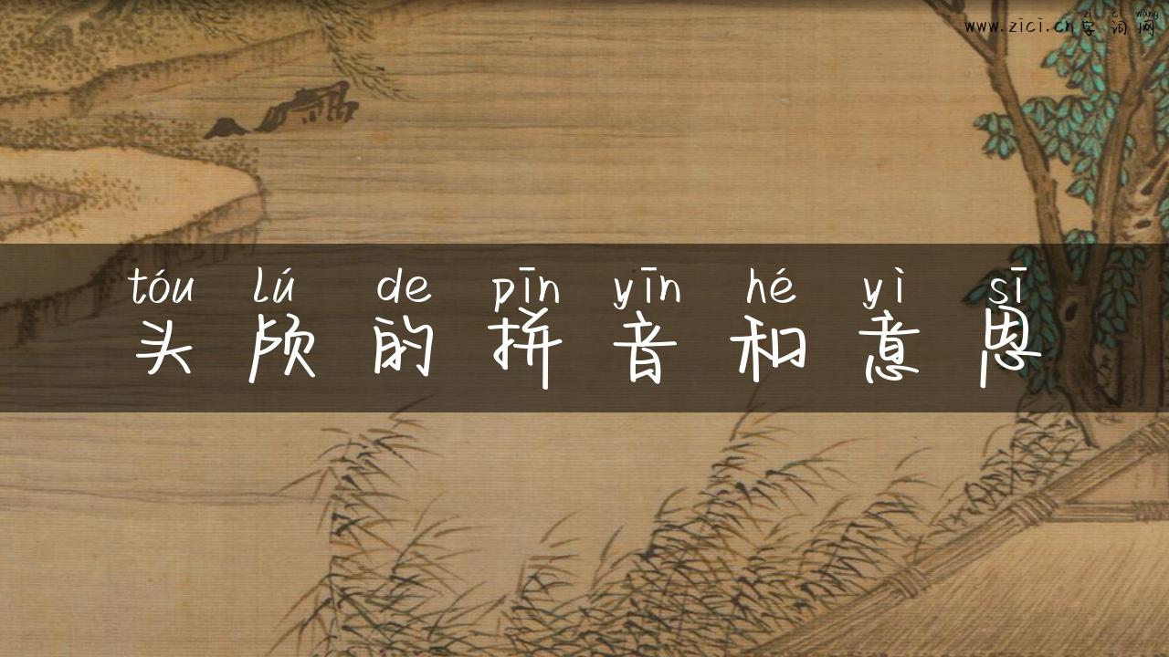 头颅的拼音和意思
