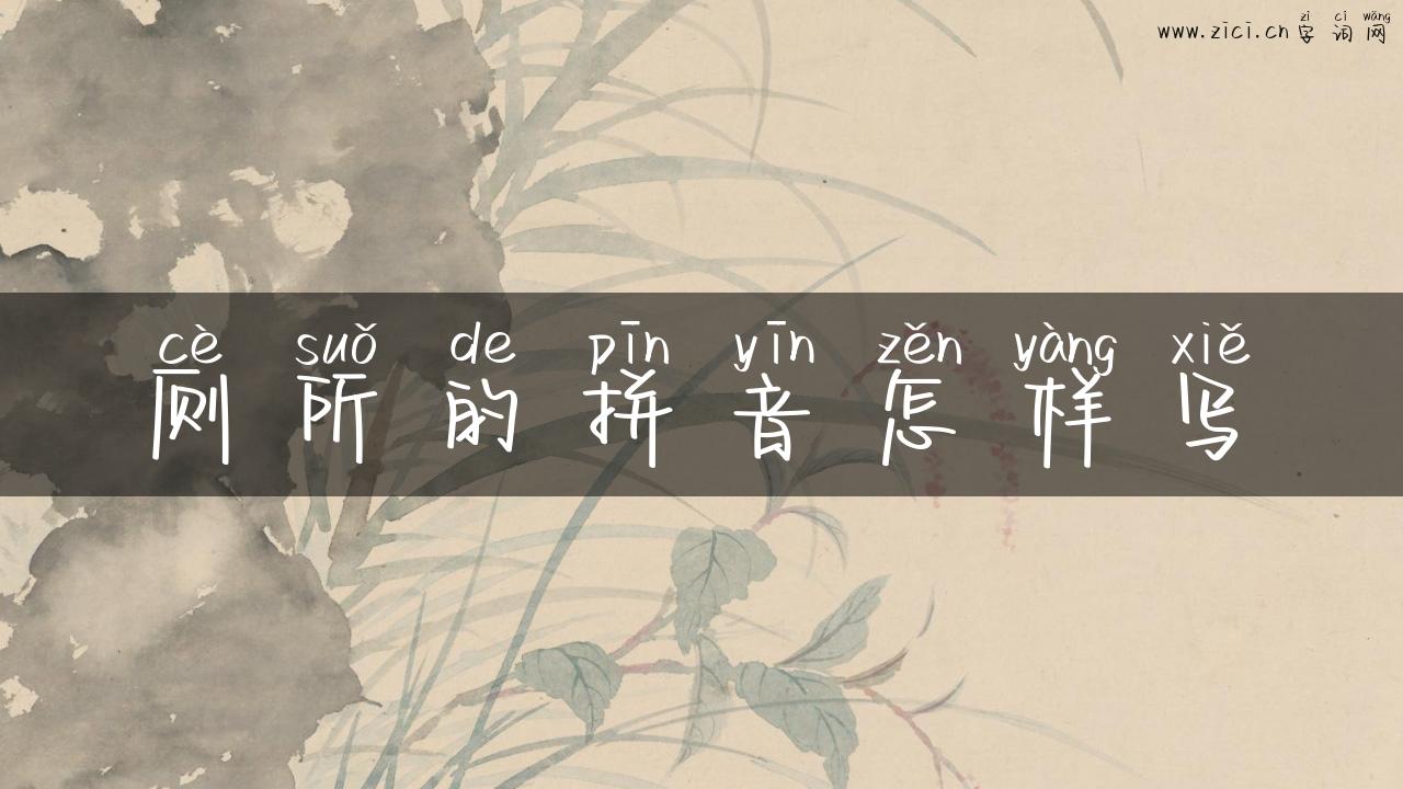 厕所的拼音怎样写