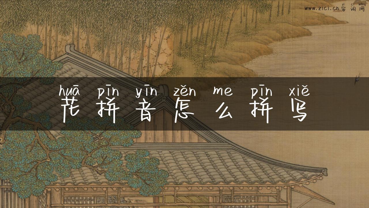 花拼音怎么拼写
