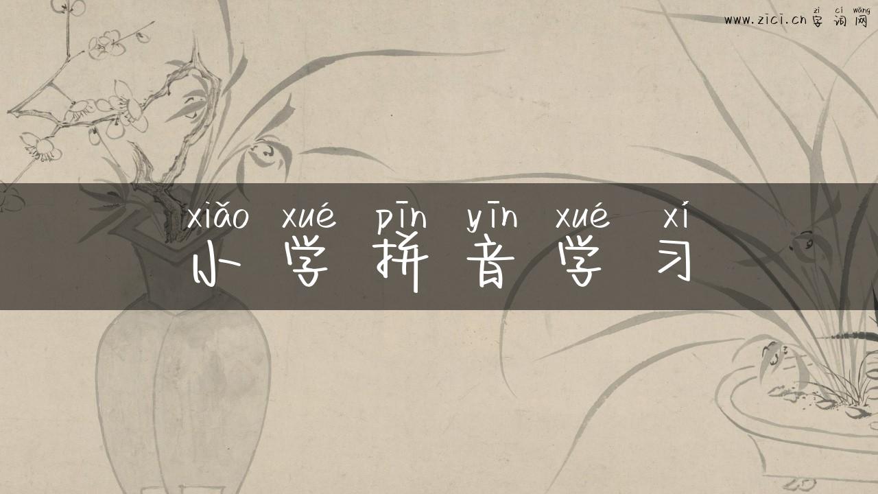 小学拼音学习