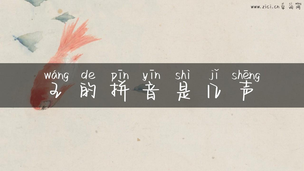 王的拼音是几声