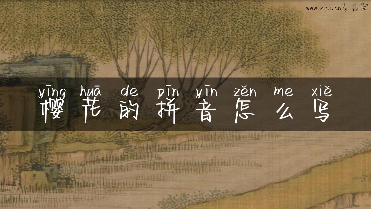 樱花的拼音怎么写