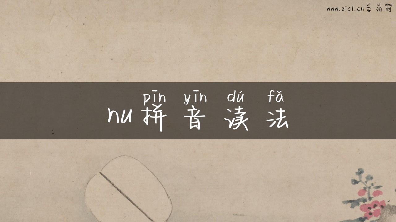 nu拼音读法